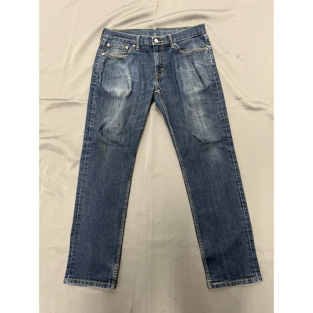 Levi's Premium 511 Men's Jeans Size 32X30 Blue Distressed Straight